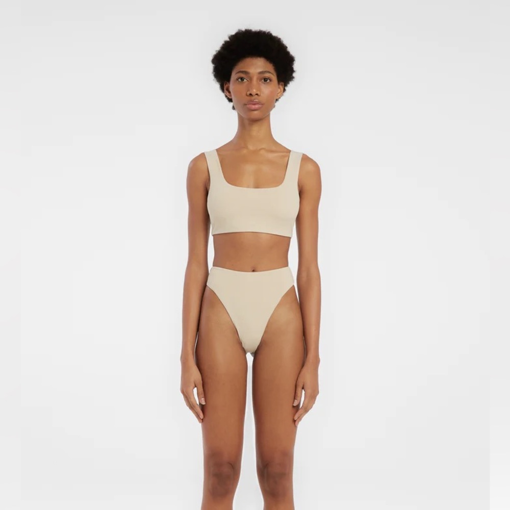 Riot Swim Aria Top & Lark Bottom in Coconut NWT - Picture 3 of 11